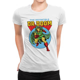 Iron Doom - Womens Premium T-Shirts RIPT Apparel Small / White