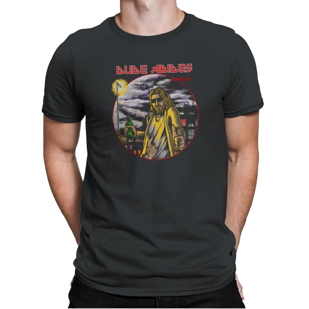 Iron Dude - Mens Premium T-Shirts RIPT Apparel Small / Heavy Metal