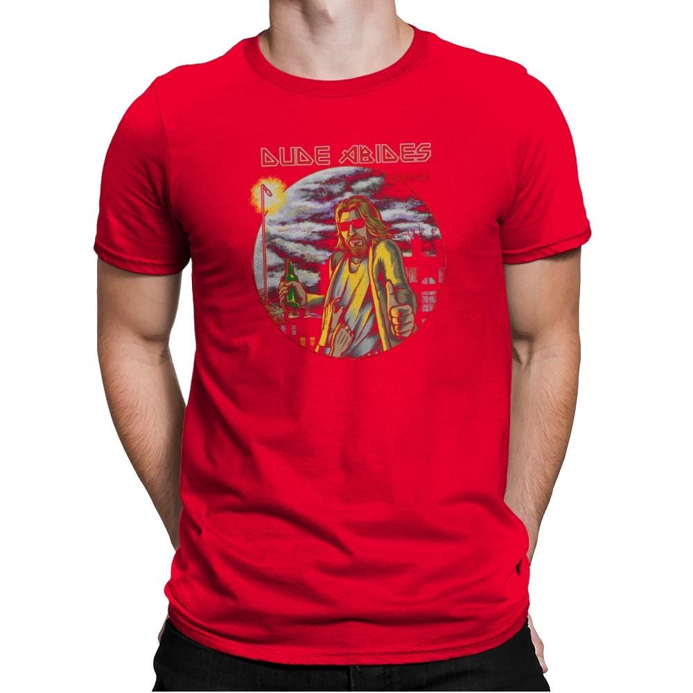Iron Dude - Mens Premium T-Shirts RIPT Apparel Small / Red