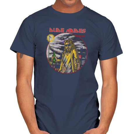 Iron Dude - Mens T-Shirts RIPT Apparel Small / Navy