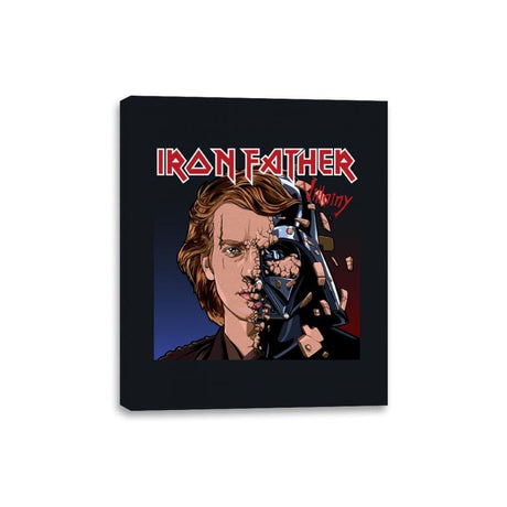 Iron Father - Canvas Wraps Canvas Wraps RIPT Apparel 8x10 / Black