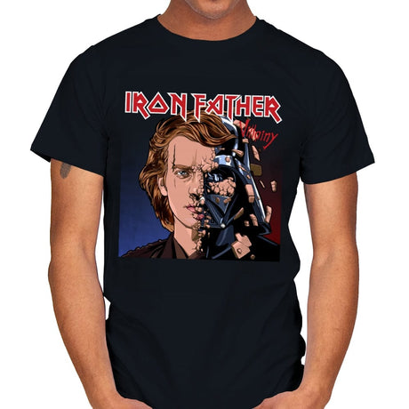 Iron Father - Mens T-Shirts RIPT Apparel Small / Black