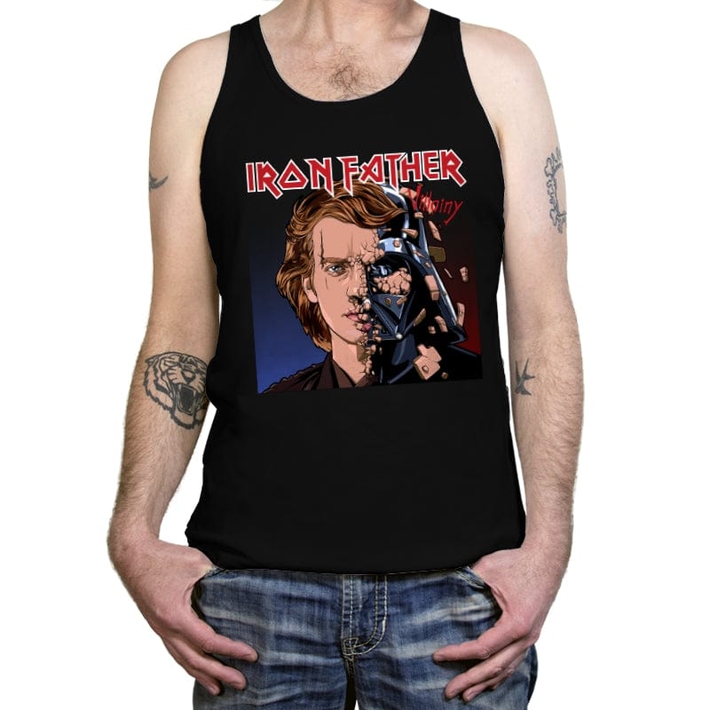 Iron Father - Tanktop Tanktop RIPT Apparel X-Small / Black