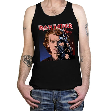 Iron Father - Tanktop Tanktop RIPT Apparel X-Small / Black