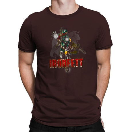 Iron Fett Exclusive - Mens Premium T-Shirts RIPT Apparel Small / Dark Chocolate