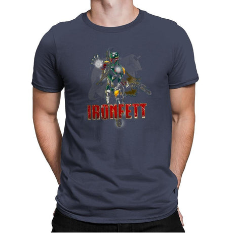 Iron Fett Exclusive - Mens Premium T-Shirts RIPT Apparel Small / Indigo