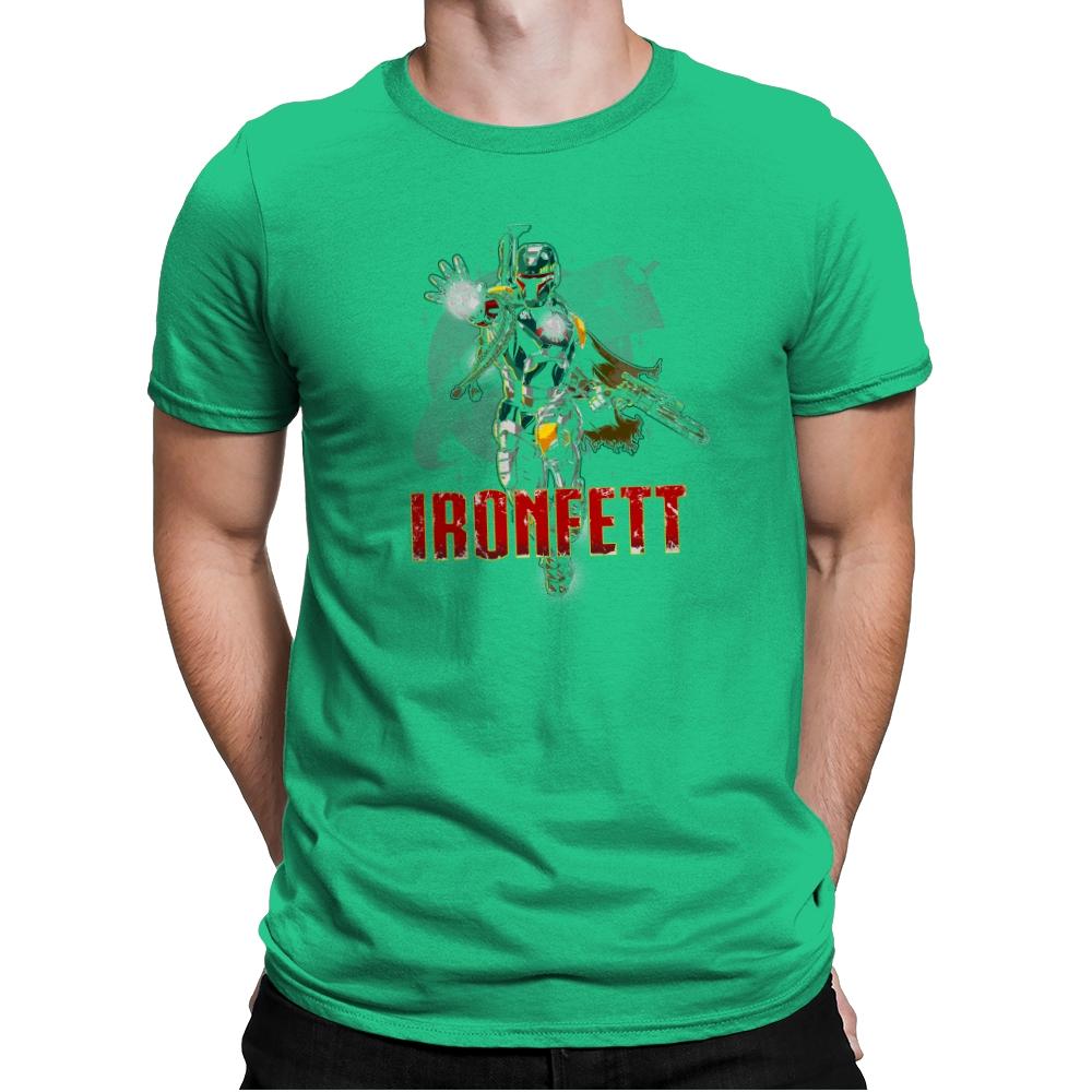 Iron Fett Exclusive - Mens Premium T-Shirts RIPT Apparel Small / Kelly Green