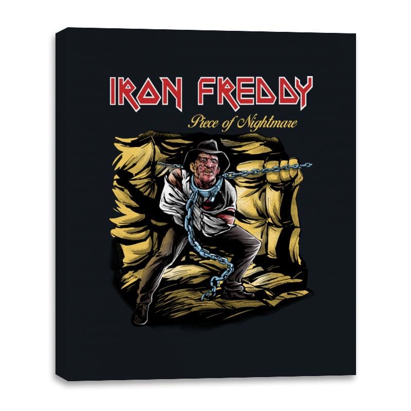 Iron Freddy - Canvas Wraps Canvas Wraps RIPT Apparel 16x20 / Black