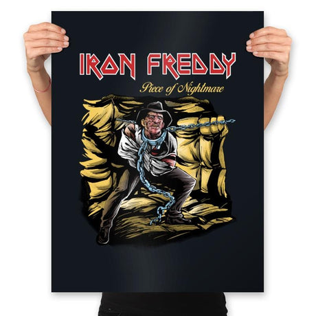 Iron Freddy - Prints Posters RIPT Apparel 18x24 / Black