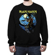 Iron Horn - Crew Neck Sweatshirt Crew Neck Sweatshirt RIPT Apparel Small / Black