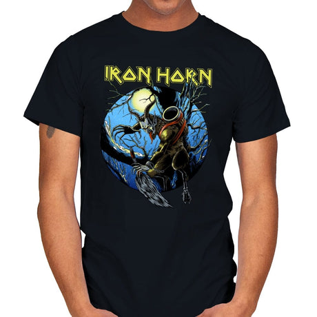 Iron Horn - Mens T-Shirts RIPT Apparel Small / Black