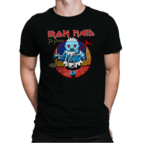 Iron Maid - Mens Premium T-Shirts RIPT Apparel Small / Black