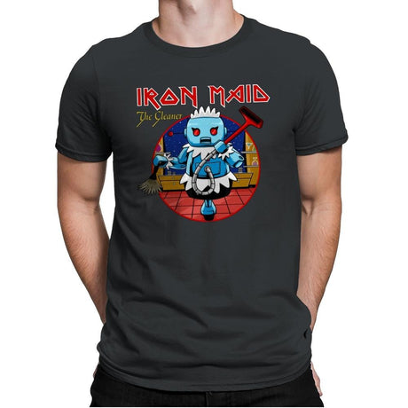 Iron Maid - Mens Premium T-Shirts RIPT Apparel Small / Heavy Metal