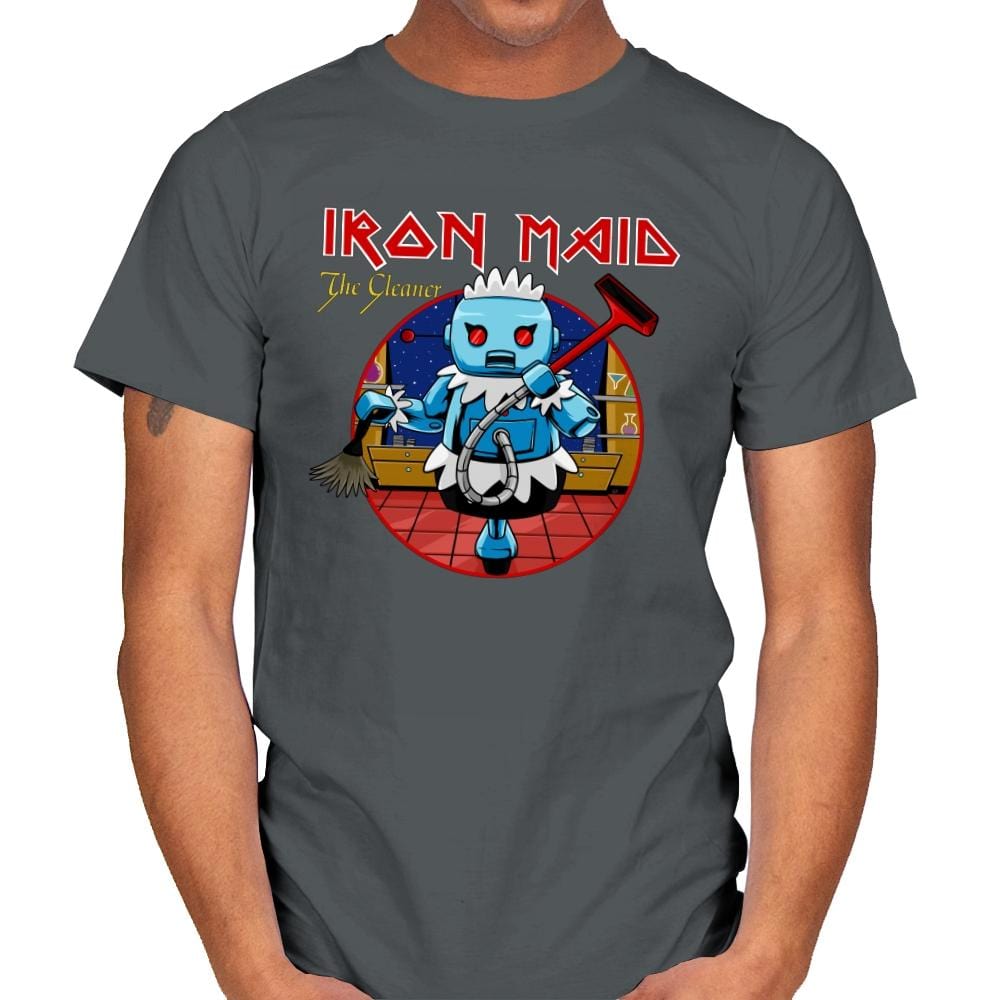 Iron Maid - Mens T-Shirts RIPT Apparel Small / Charcoal