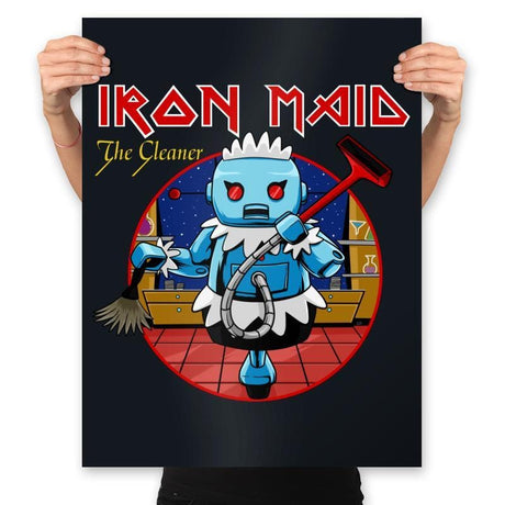 Iron Maid - Prints Posters RIPT Apparel 18x24 / Black