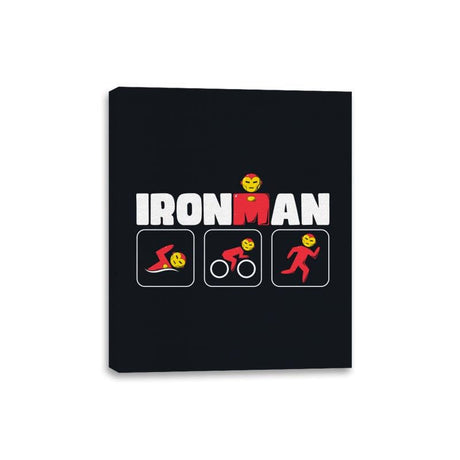 Iron Man Triathlon - Canvas Wraps Canvas Wraps RIPT Apparel 8x10 / Black