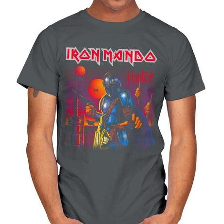 Iron Mando - Best Seller - Mens T-Shirts RIPT Apparel Small / Charcoal