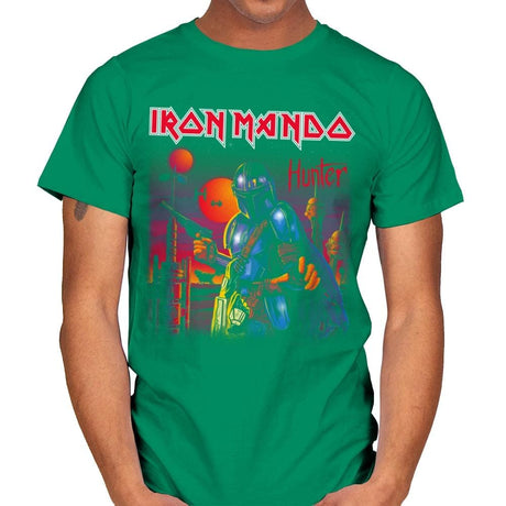 Iron Mando - Best Seller - Mens T-Shirts RIPT Apparel Small / Kelly