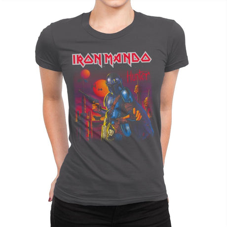 Iron Mando - Best Seller - Womens Premium T-Shirts RIPT Apparel Small / Heavy Metal