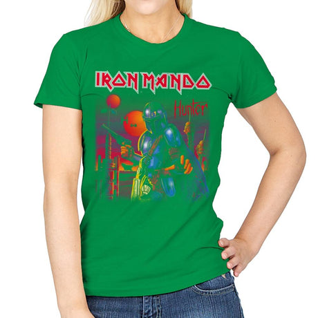 Iron Mando - Best Seller - Womens T-Shirts RIPT Apparel Small / Irish Green