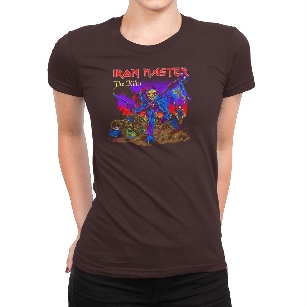 Iron Master Exclusive - Womens Premium T-Shirts RIPT Apparel Small / Dark Chocolate