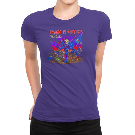 Iron Master Exclusive - Womens Premium T-Shirts RIPT Apparel Small / Purple Rush