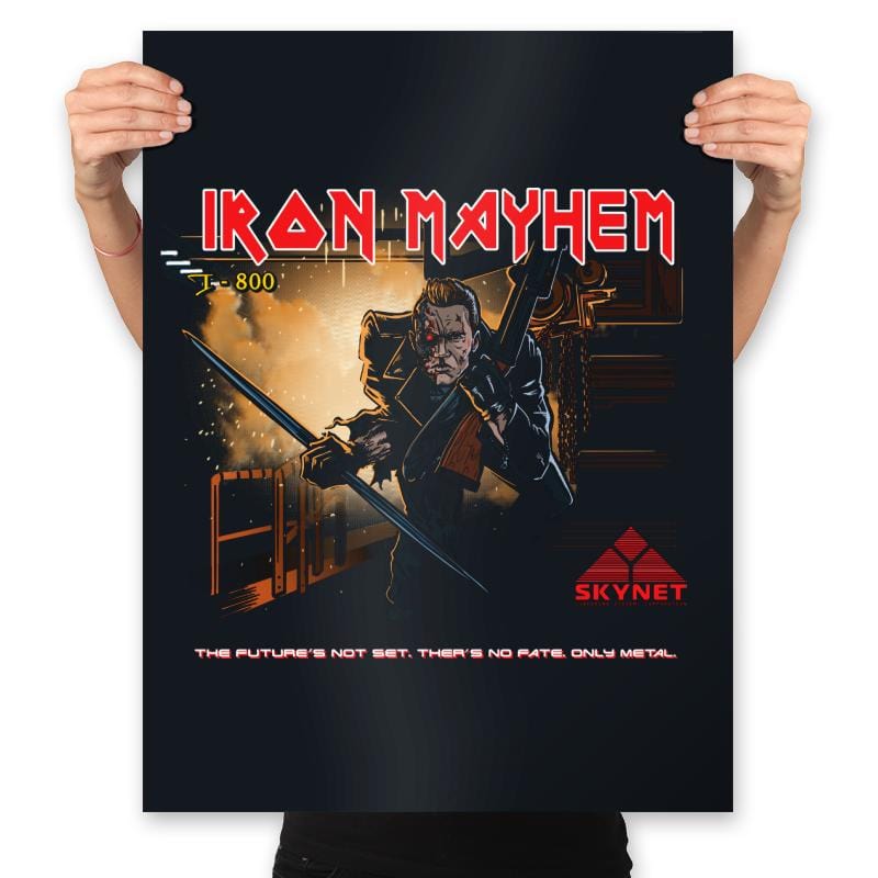 Iron Mayhem - Prints Posters RIPT Apparel 18x24 / Black