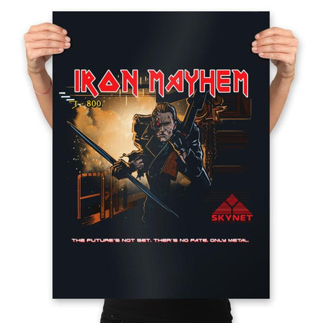Iron Mayhem - Prints Posters RIPT Apparel 18x24 / Black