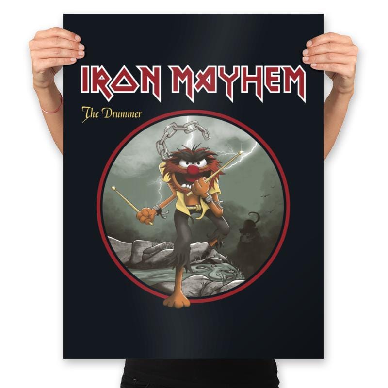 Iron Mayhem - Prints Posters RIPT Apparel 18x24 / Black