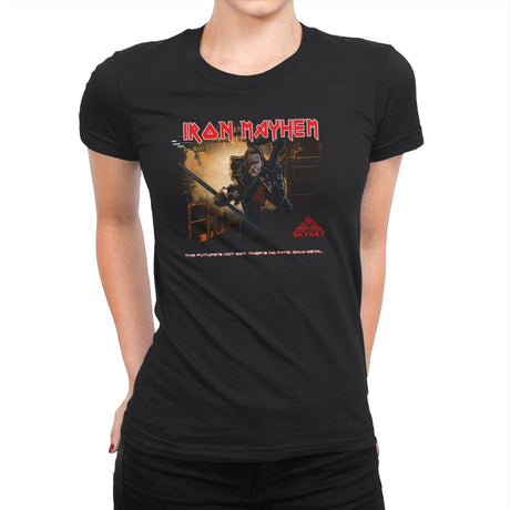 Iron Mayhem - Womens Premium T-Shirts RIPT Apparel Small / Black