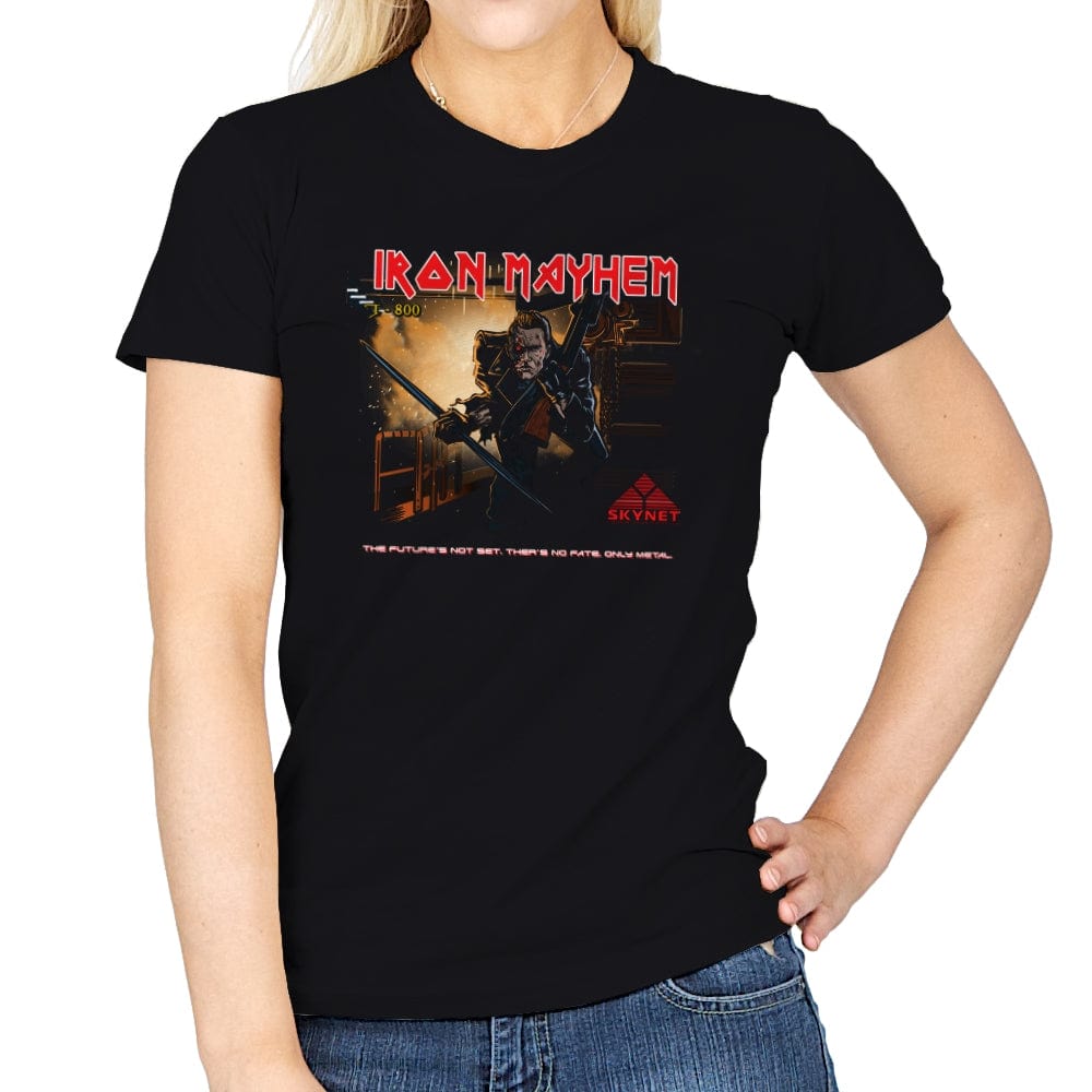 Iron Mayhem - Womens T-Shirts RIPT Apparel Small / Black