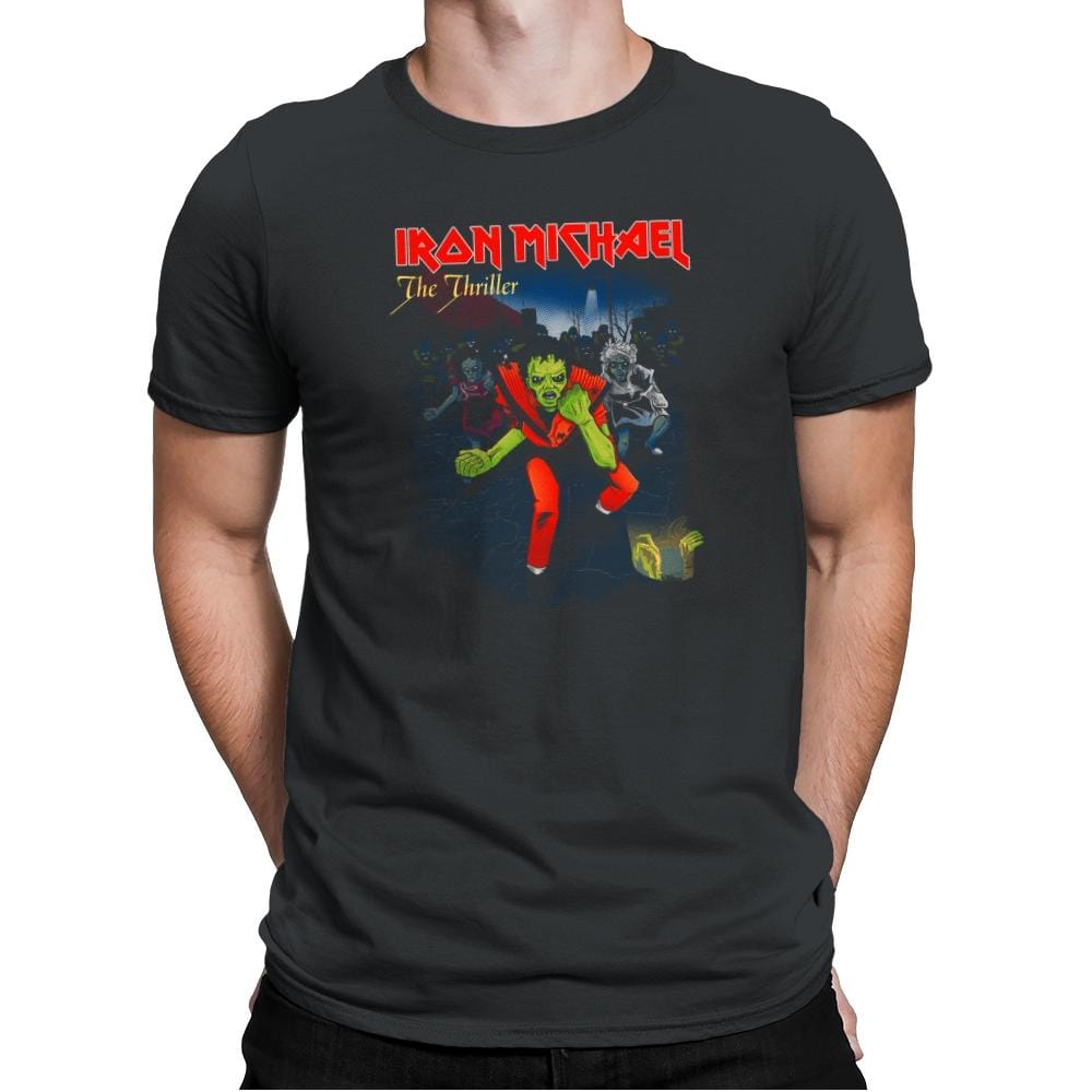 Iron Michael: The Thriller Exclusive - Mens Premium T-Shirts RIPT Apparel Small / Heavy Metal