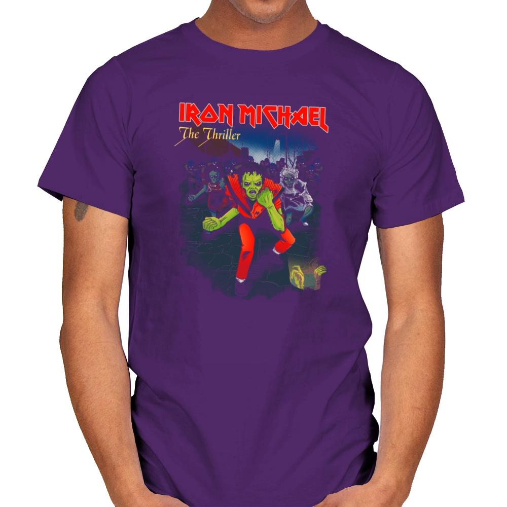 Iron Michael: The Thriller Exclusive - Mens T-Shirts RIPT Apparel Small / Purple