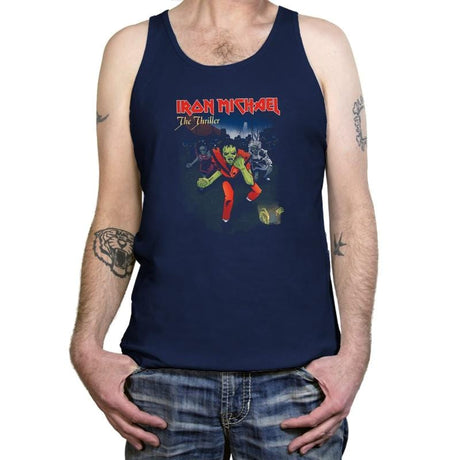 Iron Michael: The Thriller Exclusive - Tanktop Tanktop RIPT Apparel X-Small / Navy