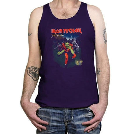 Iron Michael: The Thriller Exclusive - Tanktop Tanktop RIPT Apparel X-Small / Team Purple