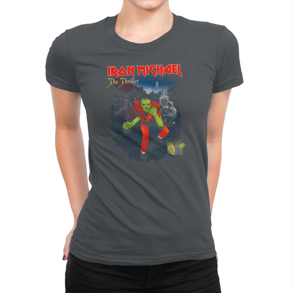 Iron Michael: The Thriller Exclusive - Womens Premium T-Shirts RIPT Apparel Small / Heavy Metal