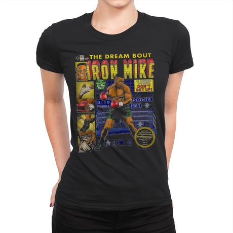 Iron Mike - Womens Premium T-Shirts RIPT Apparel Small / Black