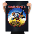 Iron Pirate - Prints Posters RIPT Apparel 18x24 / Black
