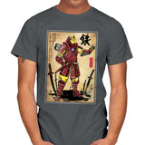Iron Samurai - Mens T-Shirts RIPT Apparel Small / Charcoal