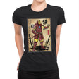 Iron Samurai - Womens Premium T-Shirts RIPT Apparel Small / Black
