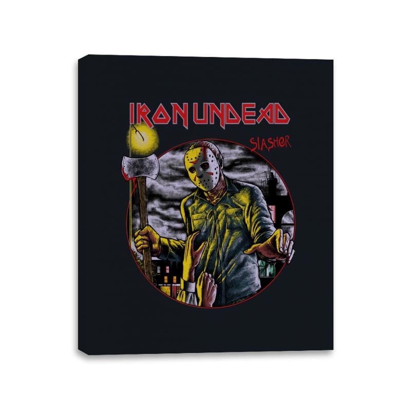 Iron Undead - Canvas Wraps Canvas Wraps RIPT Apparel 11x14 / Black