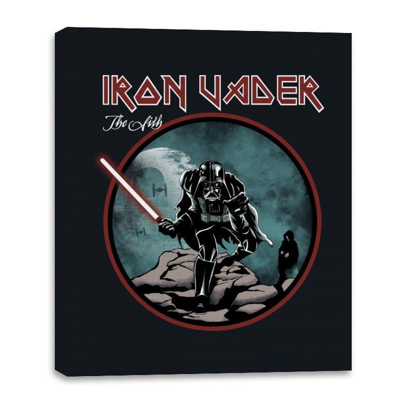 Iron Vader - Canvas Wraps Canvas Wraps RIPT Apparel 16x20 / Black