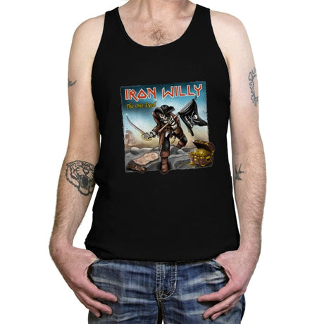Iron Willy - The One-Eyed - Tanktop Tanktop RIPT Apparel X-Small / Black