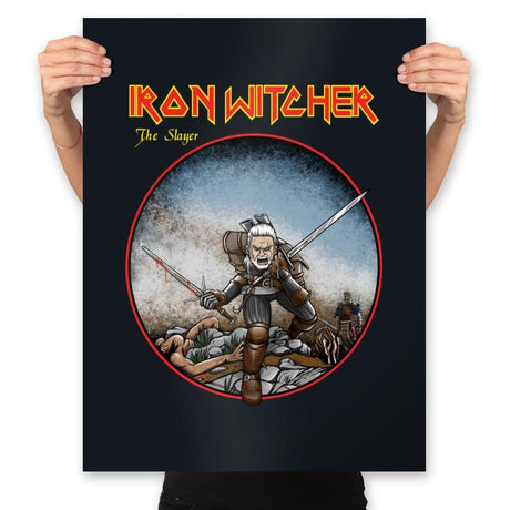Iron Witcher - Prints Posters RIPT Apparel 18x24 / Black