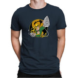 Ironing Fist Exclusive - Mens Premium T-Shirts RIPT Apparel Small / Indigo