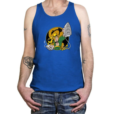 Ironing Fist Exclusive - Tanktop Tanktop RIPT Apparel X-Small / True Royal