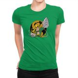 Ironing Fist Exclusive - Womens Premium T-Shirts RIPT Apparel Small / Kelly Green