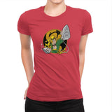 Ironing Fist Exclusive - Womens Premium T-Shirts RIPT Apparel Small / Red