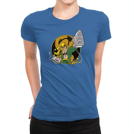 Ironing Fist Exclusive - Womens Premium T-Shirts RIPT Apparel Small / Royal