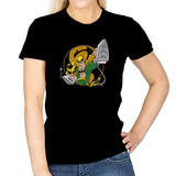 Ironing Fist Exclusive - Womens T-Shirts RIPT Apparel Small / Navy